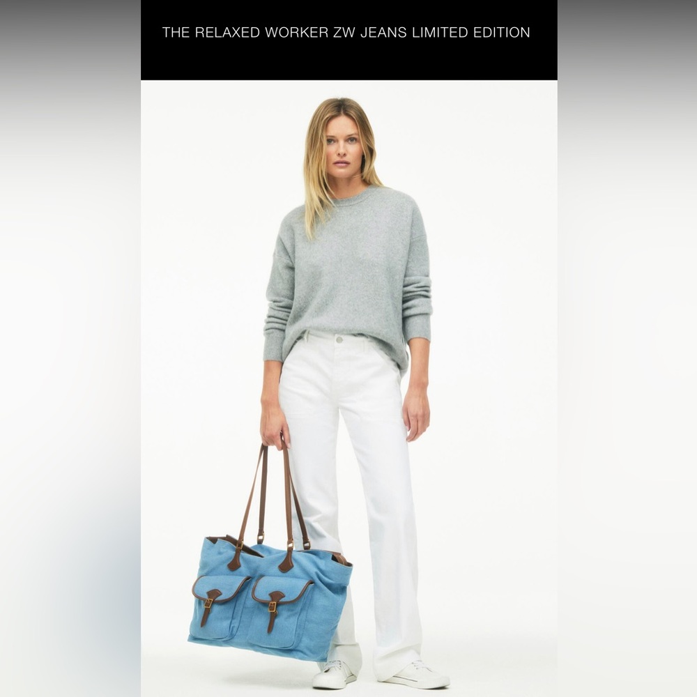 ZARA Limited Edition White Jeans